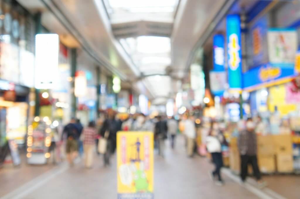 商店街の風景